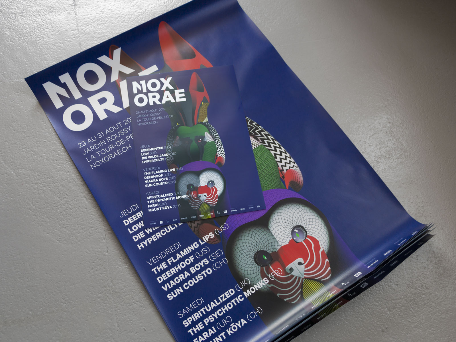 Nox Orae 2019, affiches F4 et A2 | © AG