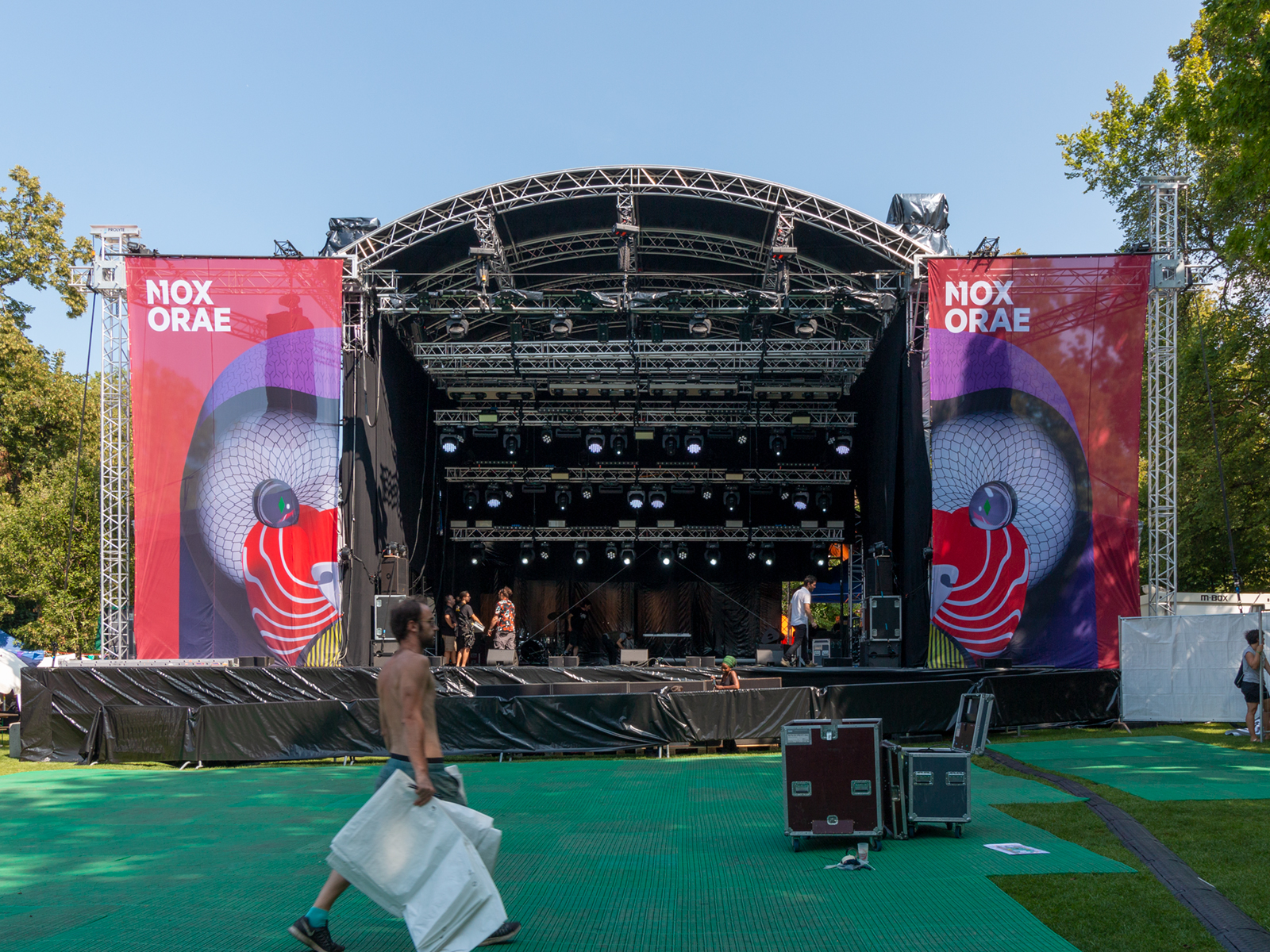 Nox Orae 2019, stage and banners | © AG